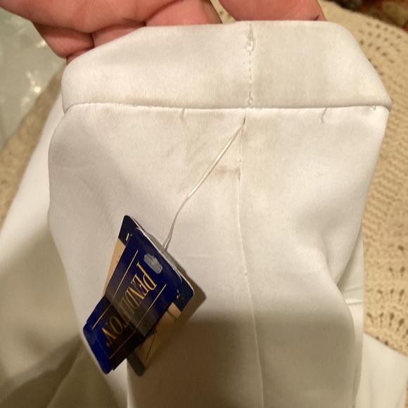 Pendleton NWT lined white classic trousers sz 18 perfect cruise wear pool party - Picture 9 of 12